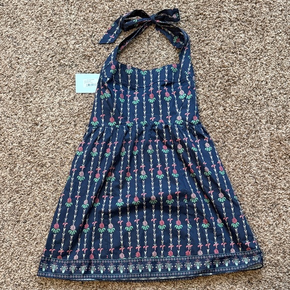 Hill House Dresses & Skirts - NWT Hill House Fleur Mini Dress in Navy Trailing Fern